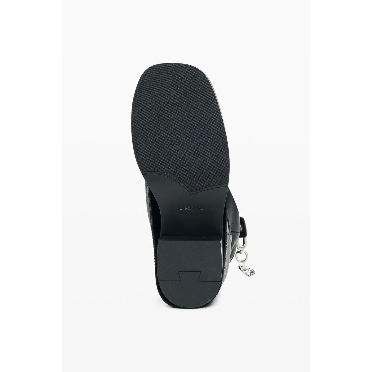 bottines chelsea cœur noir, DESIGUAL