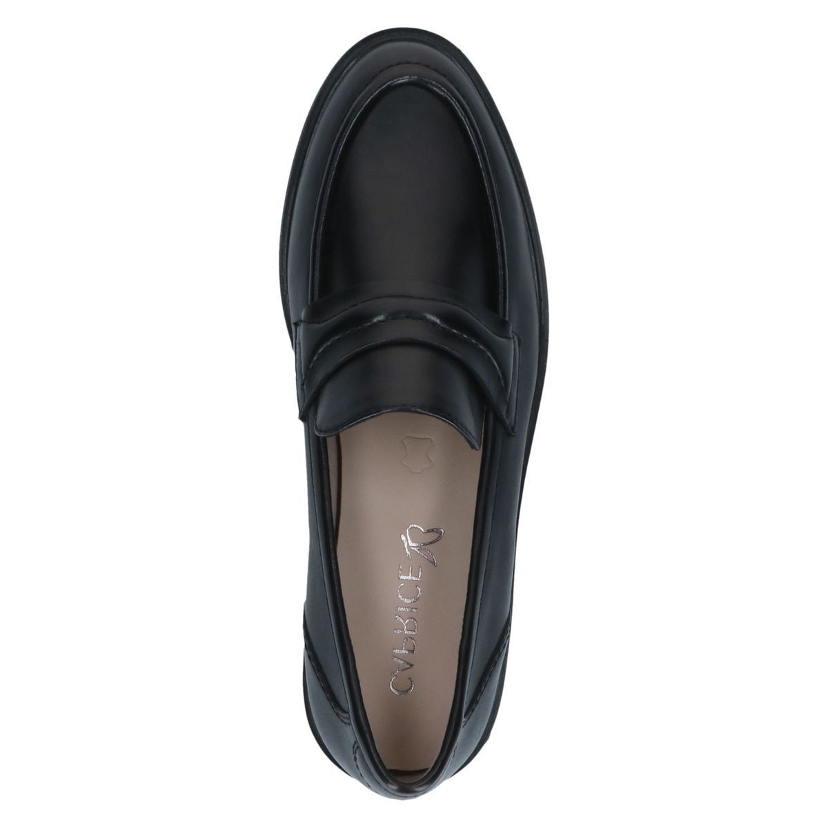 Slipper en cuir noir nappa, CAPRICE