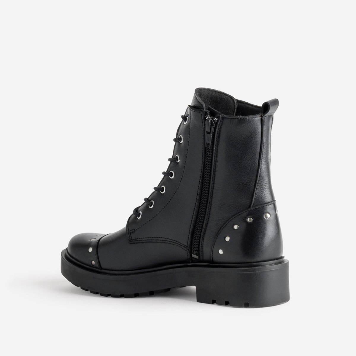 Boots en cuir LAHNA noir, TEXTO