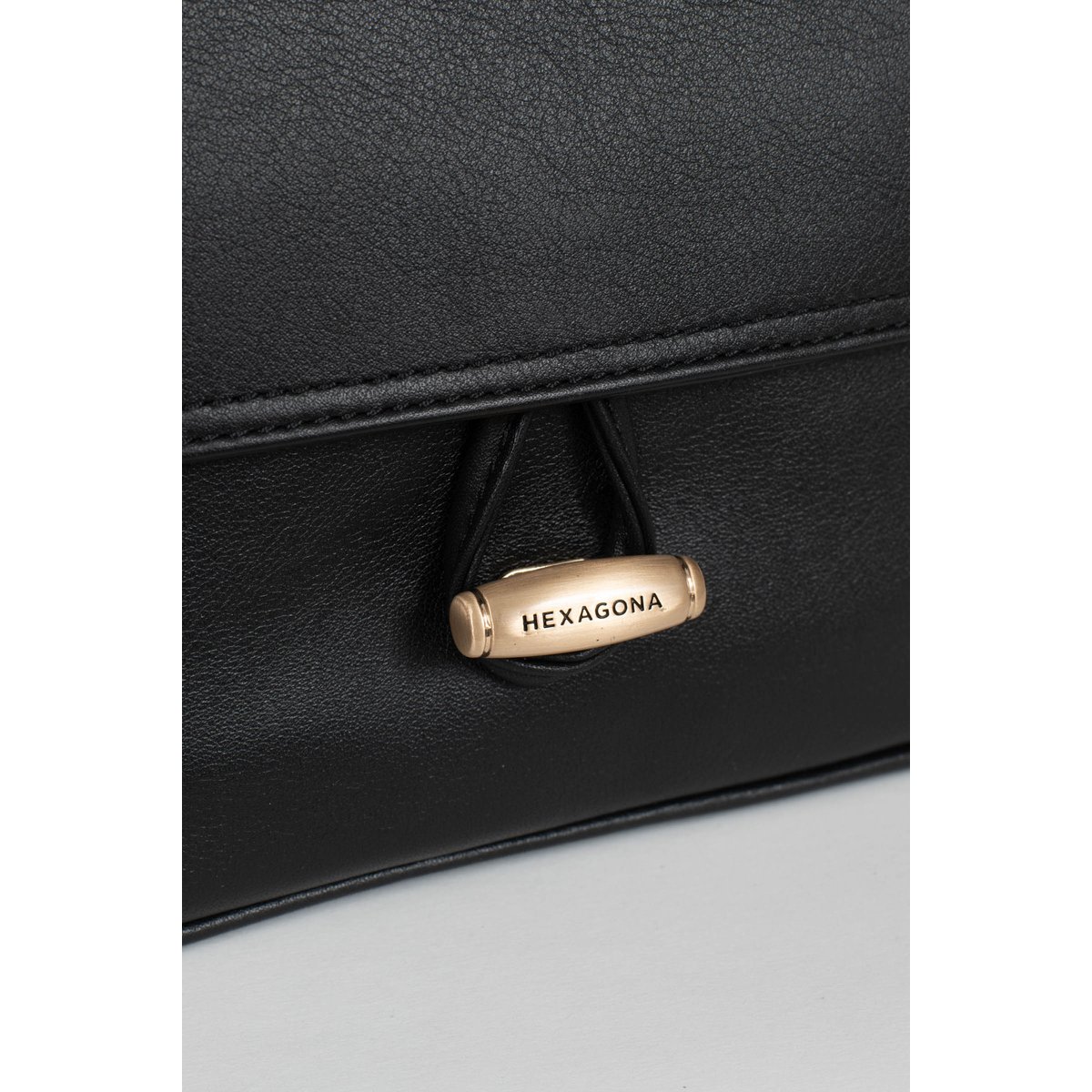 Sac porté travers  TAIMA noir, HEXAGONA