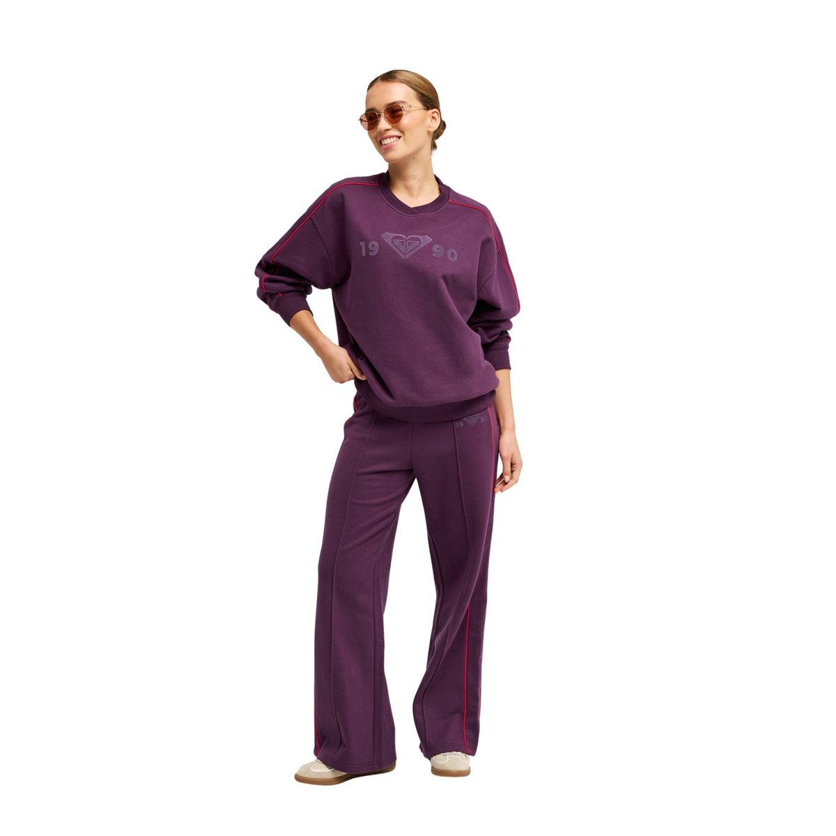 Sweatshirt de sport ESS ENERGY ELEVATED. violet blackberry wine, ROXY