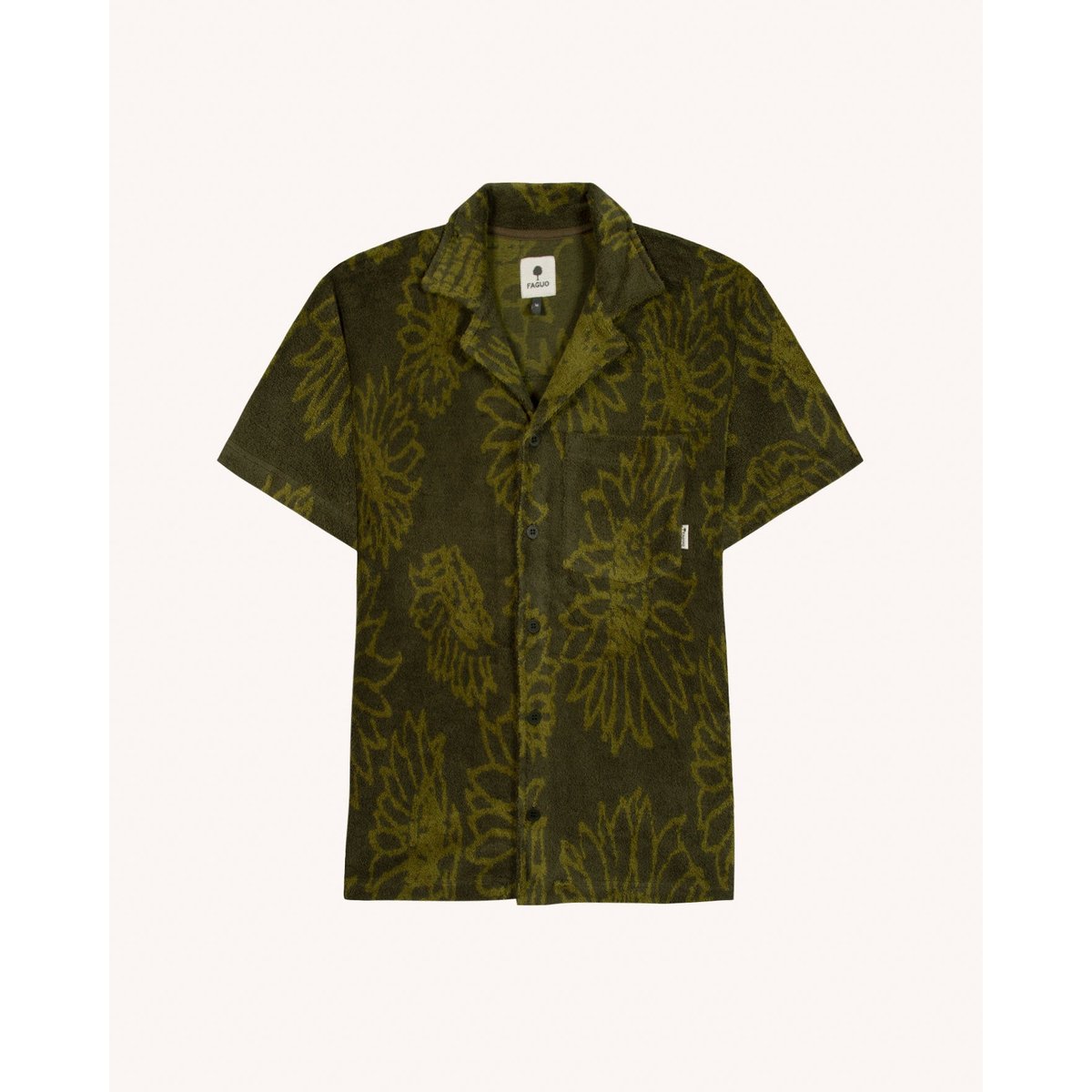 Chemise PAIOLIVE kaki foncé, FAGUO