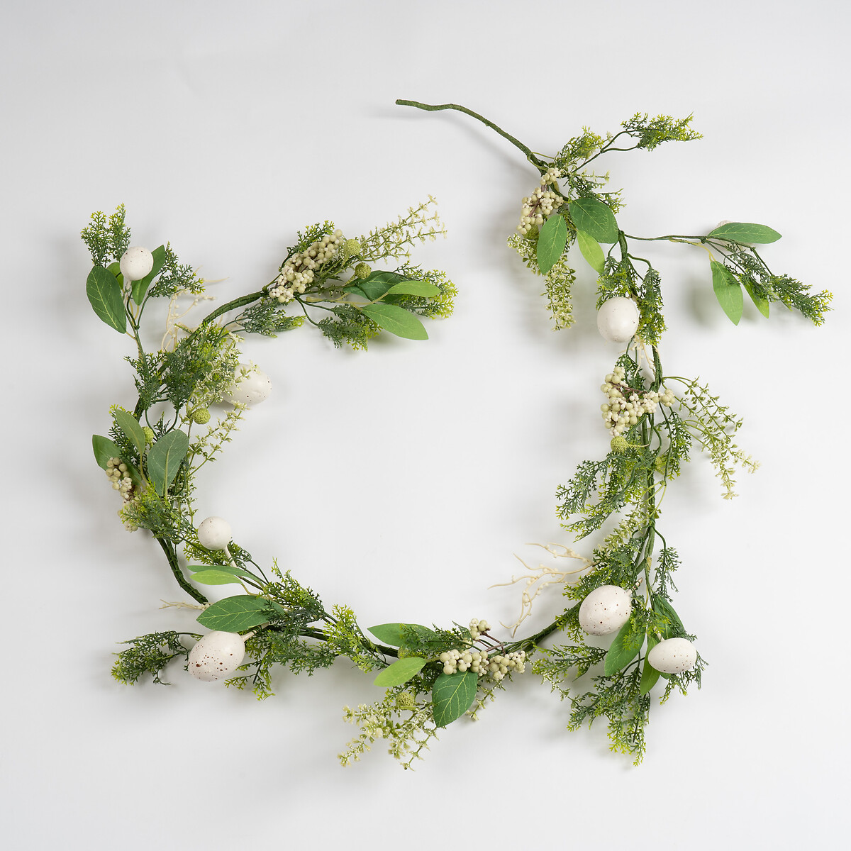 160cm Easter Egg Garland in White white, SO'HOME