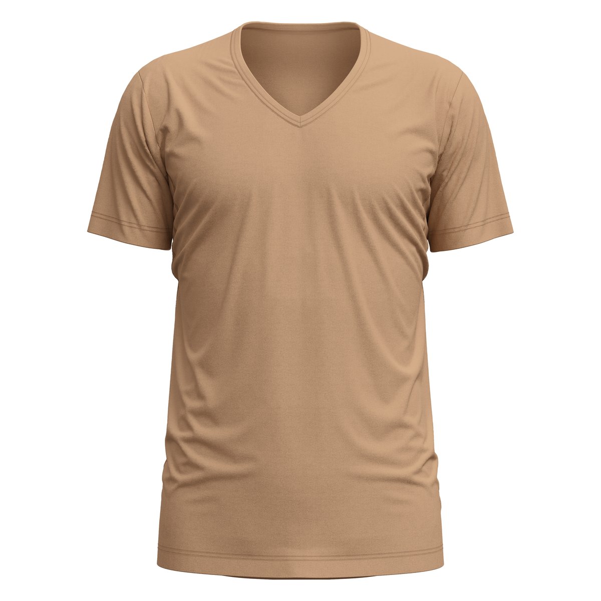 T-shirt à manches courtes, col en V manches courtes Modal NATURAL COOLING invisible, CALIDA