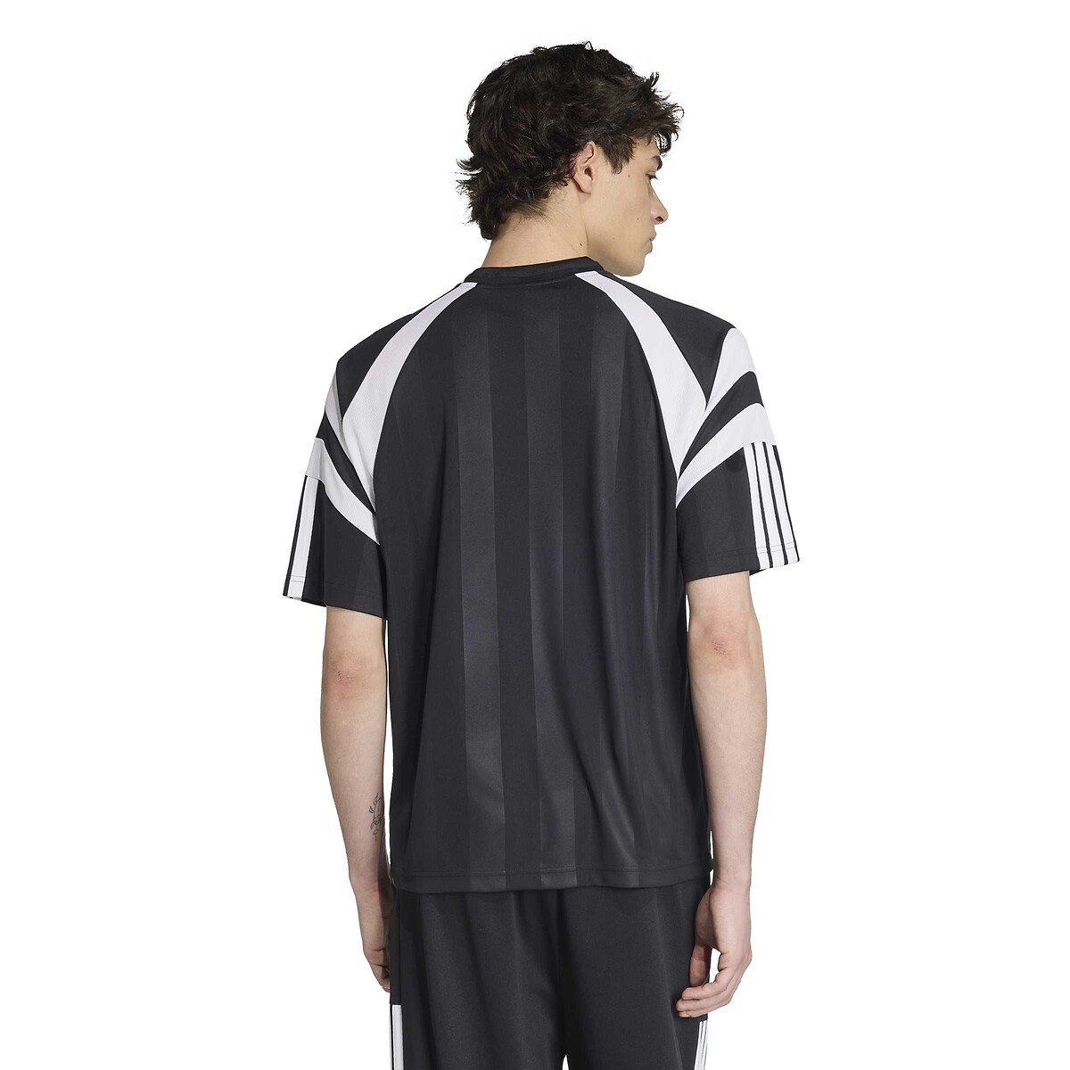 T-shirt manches courtes, en jersey, HOUSE OF TIRO noir, ADIDAS SPORTSWEAR