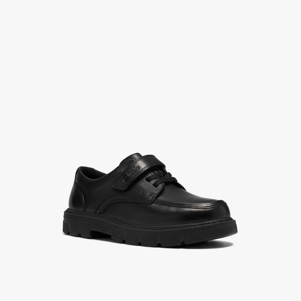Derbies Cuir Coupe Large LORCAM LANE K noir, CLARKS