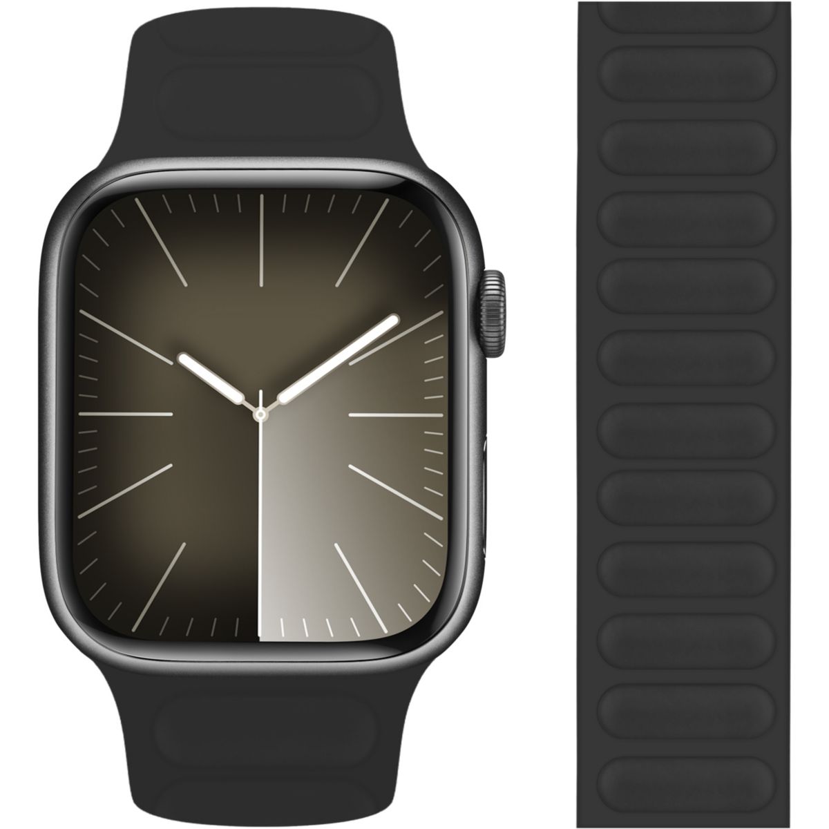 Bracelet Apple Watch Noir 38/40/41mm noir, ADEQWAT