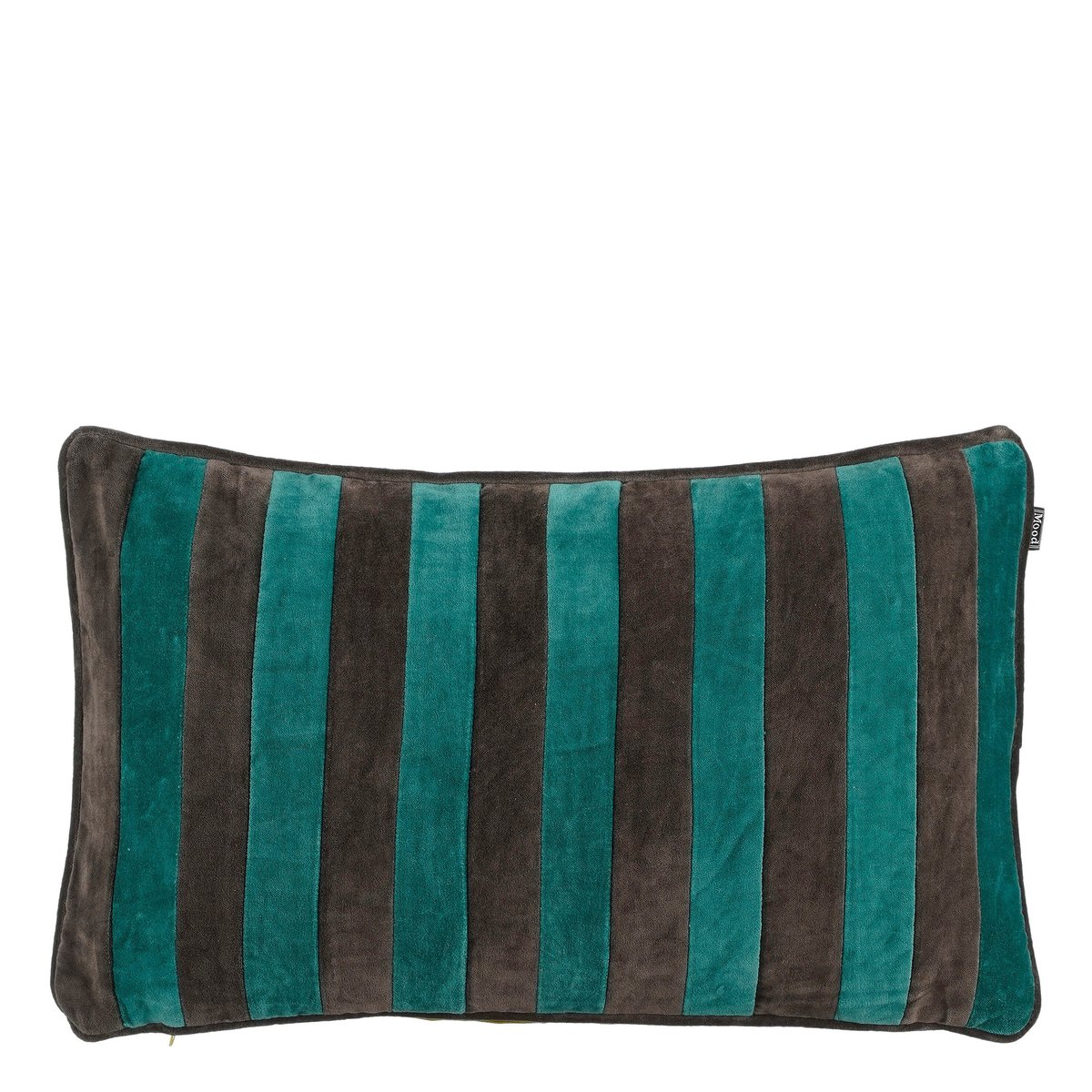 Coussin effet velours CLAIR vert, gris, IN THE MOOD COLLECTION