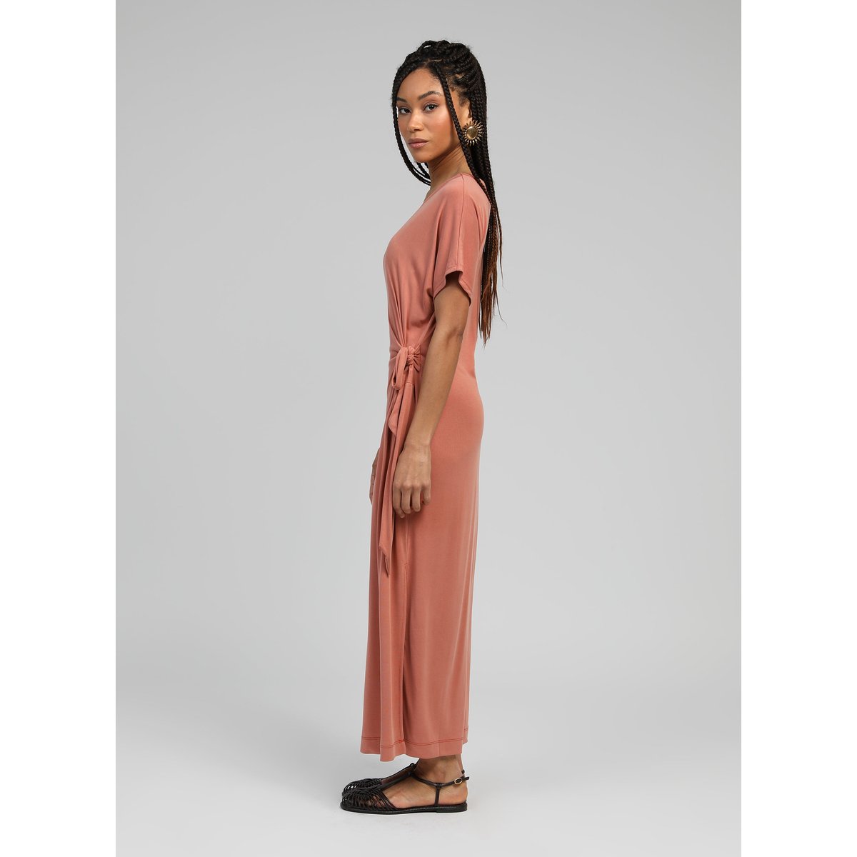 Robe Longue TAMISARA terracotta, AN'GE