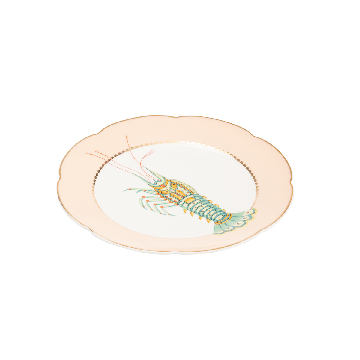 Set of 4 16cm Fishy Tea Plates multi-coloured, YVONNE ELLEN