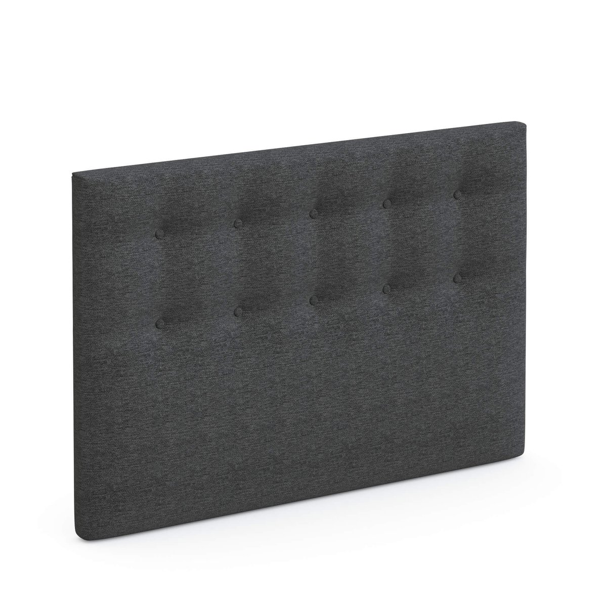 Tête de lit déco capitonnée gris charbon, SOMEO