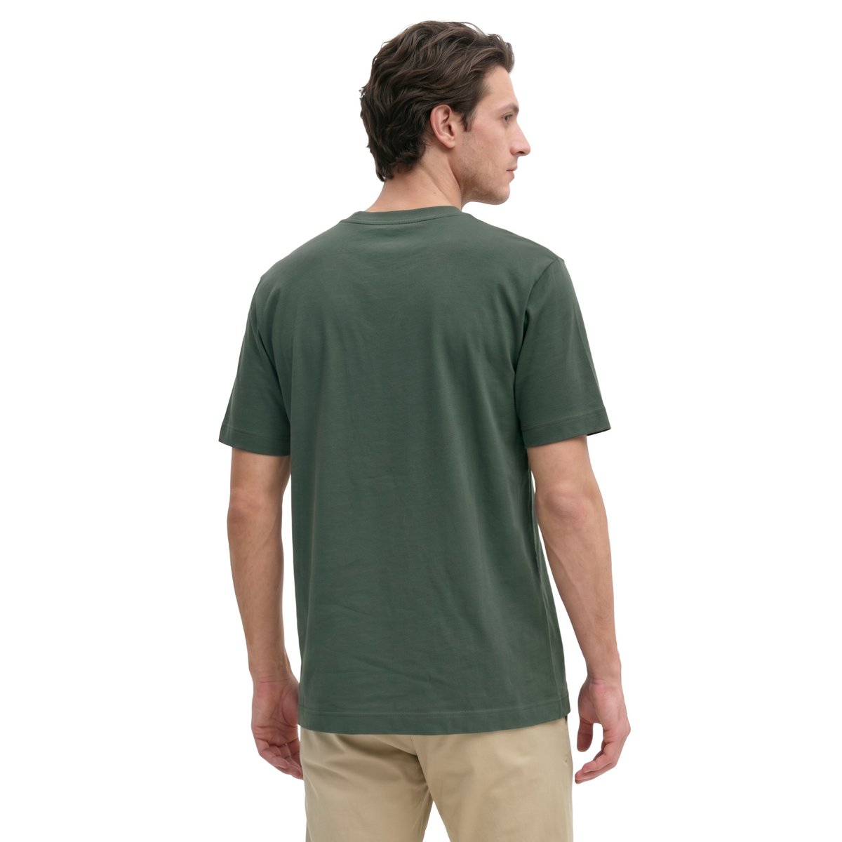 T-shirt regular en pur coton bio gris, MARC O'POLO