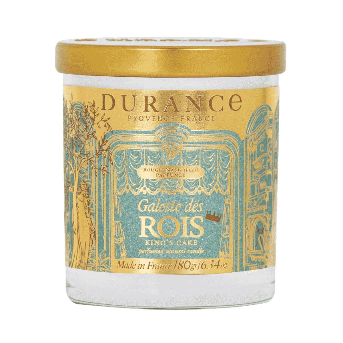 Bougie Galette des Rois couleur unique, DURANCE