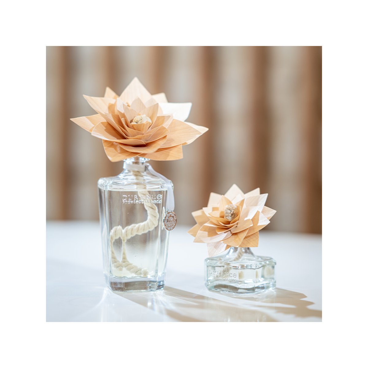 Fleur parfumée grand format MANDARINE BERGAMOTE couleur unique, DURANCE