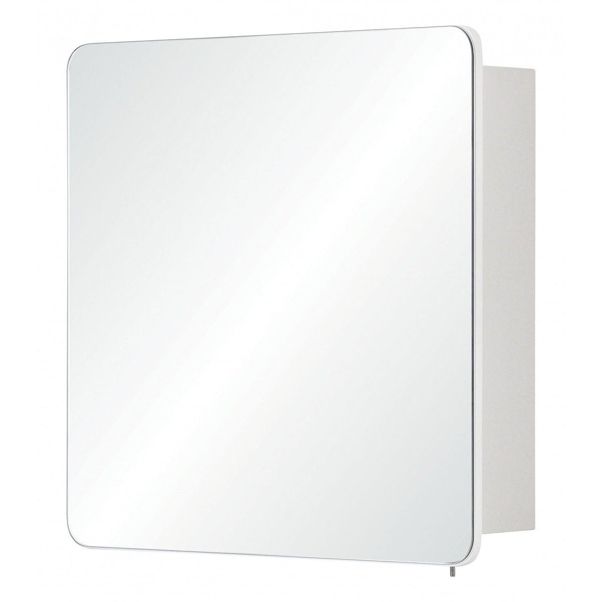 Armoire de toilette miroir rectangulaire 60cm blanc, MOB IN