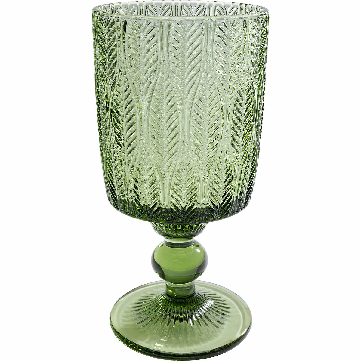 Verre à vin Fogli vert vert, KARE DESIGN