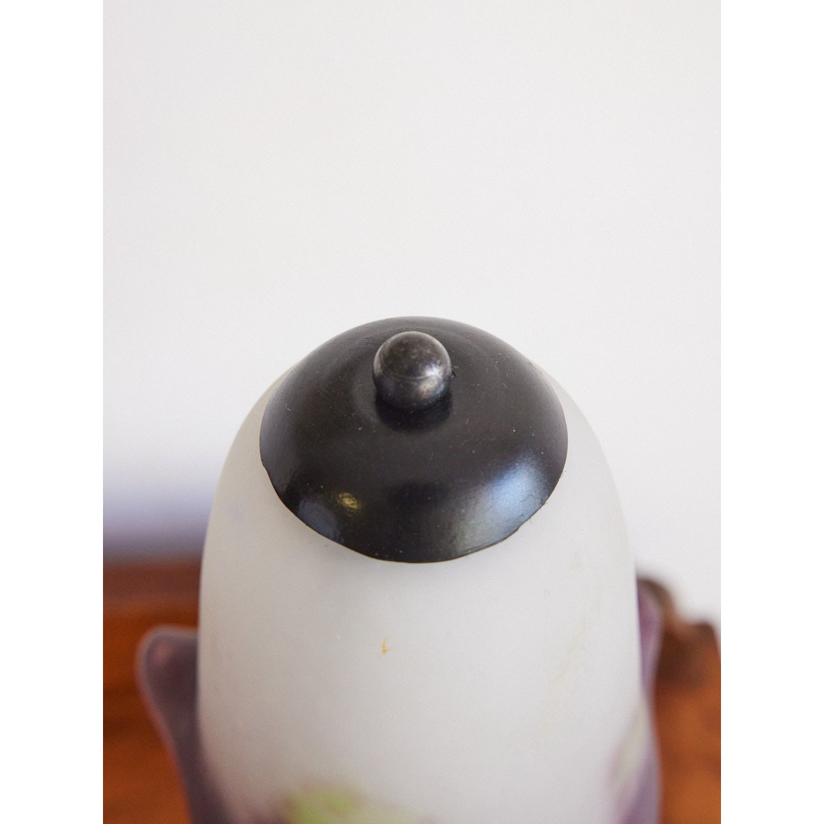 Lampe à poser Art déco Colette N°447 - Bon état blanc, DEBONGOUT