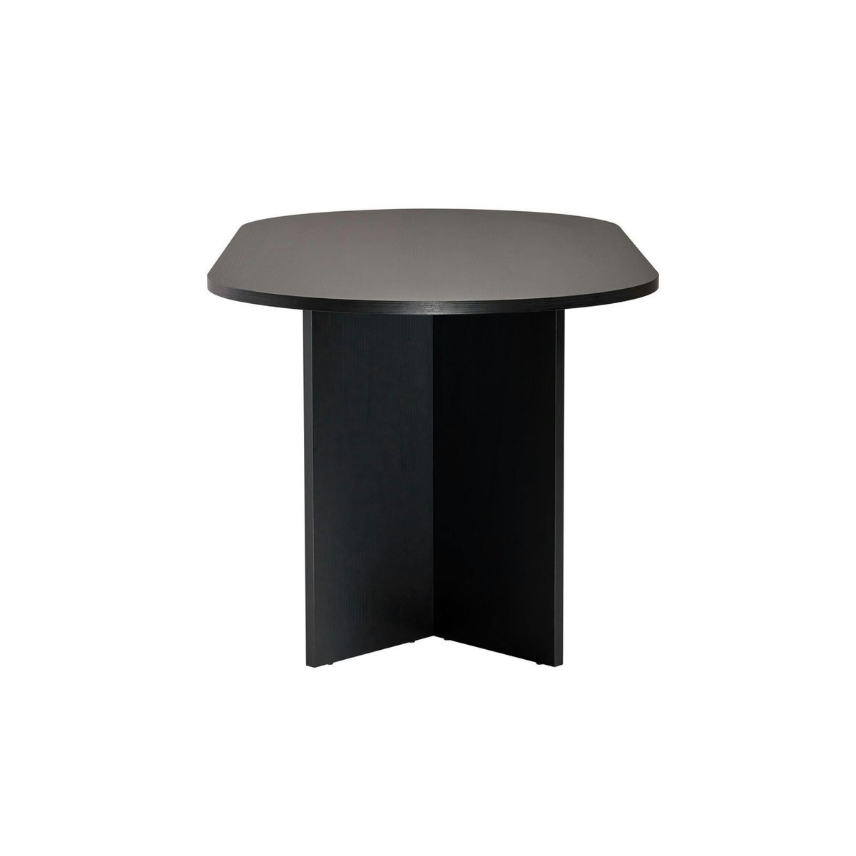 Table à manger oblongue 6 places MARFA noir, PIER IMPORT