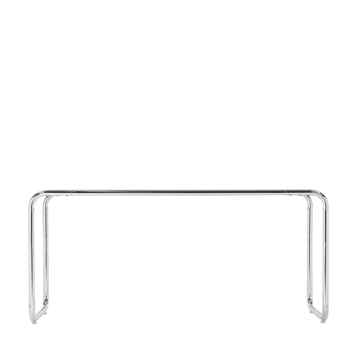 Table basse en verre pieds chrome- RIKA verre ambré, DRAWER