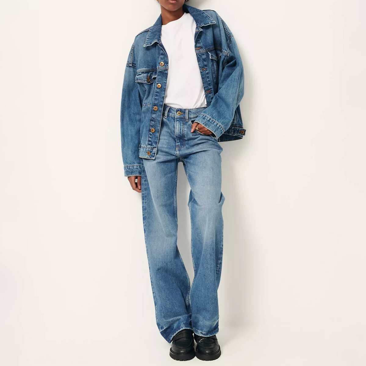 Veste en jean oversize, COSTELLO bleu délavé, SESSUN