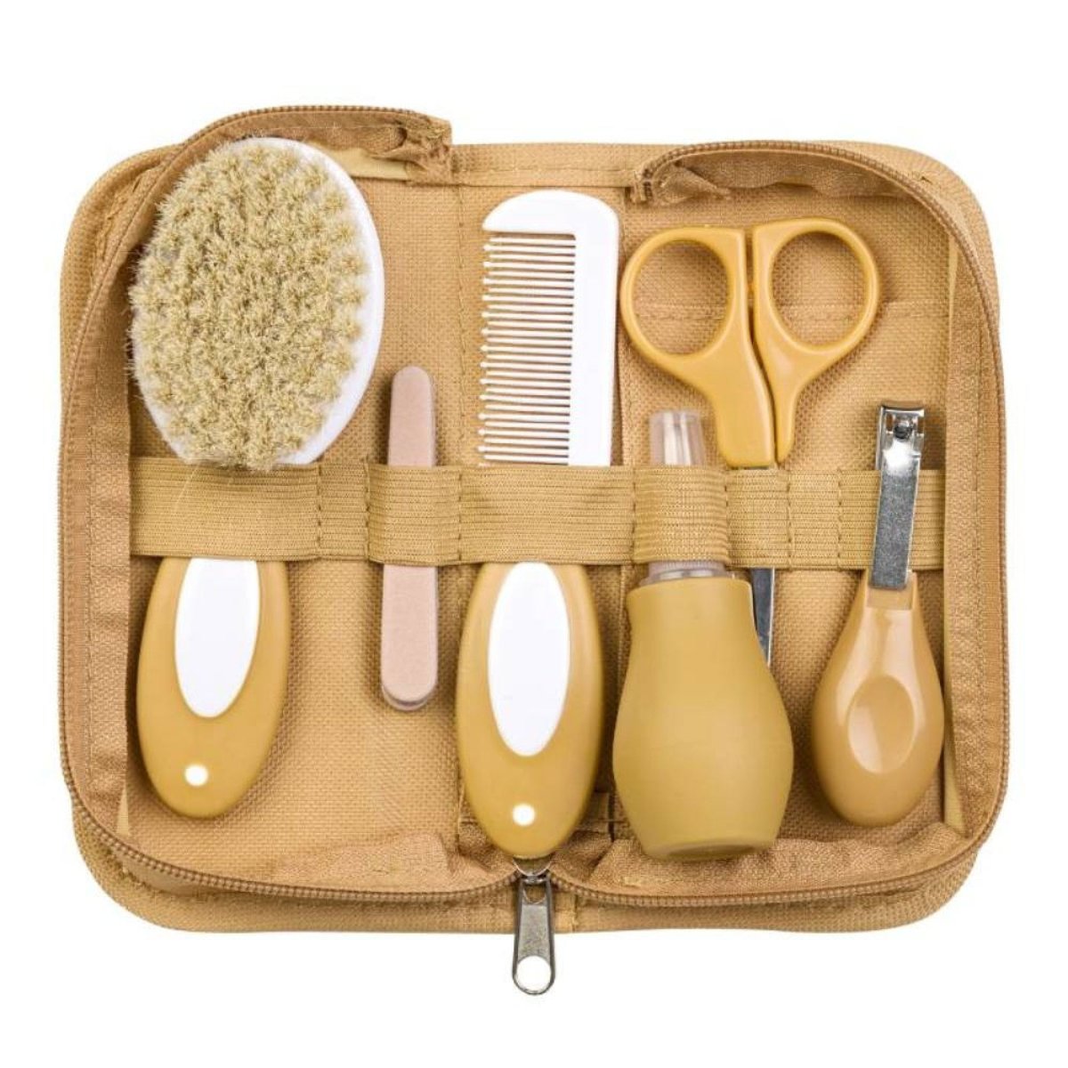 Nécessaire de toilette pour bébé moutarde jaune, SARO