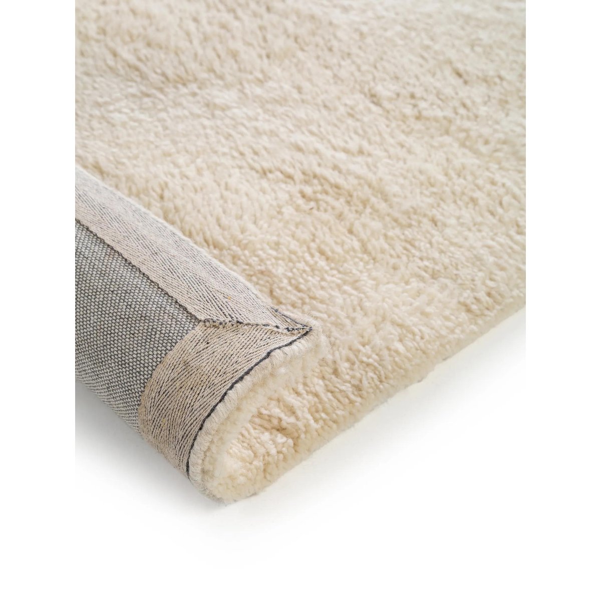 Tapis de laine tufté main BERBER crème, BENUTA 