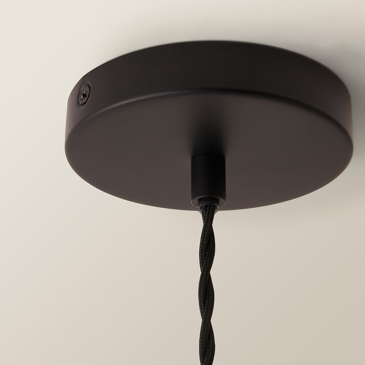 Sylvia Glass Lantern Pendant Light in Matte Black black, ÉDITÉ