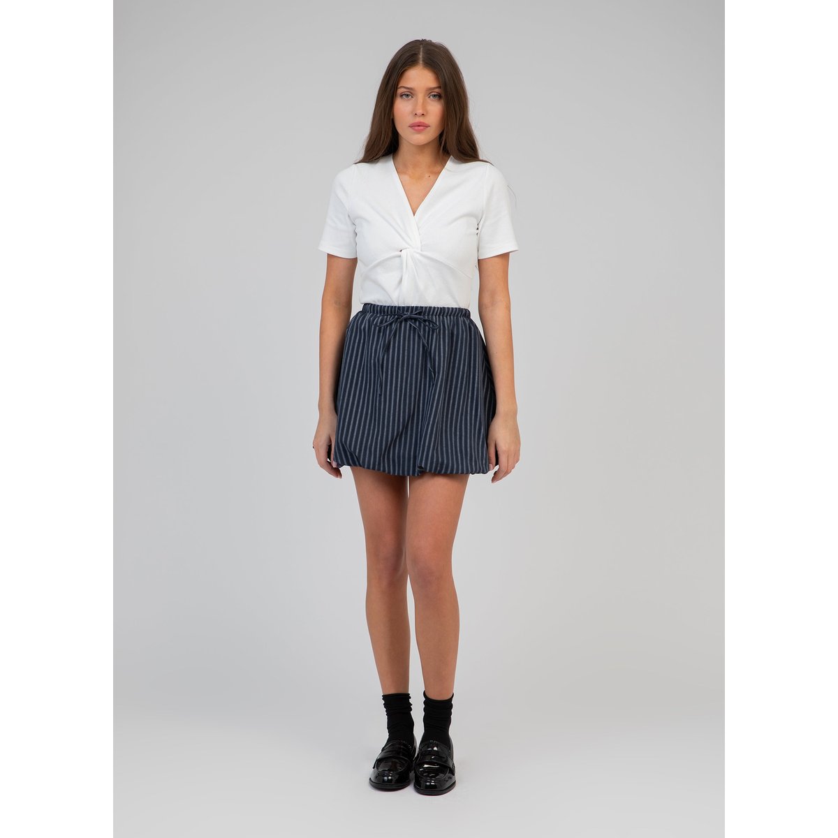 Jupe Courte JINALY marine, AN'GE