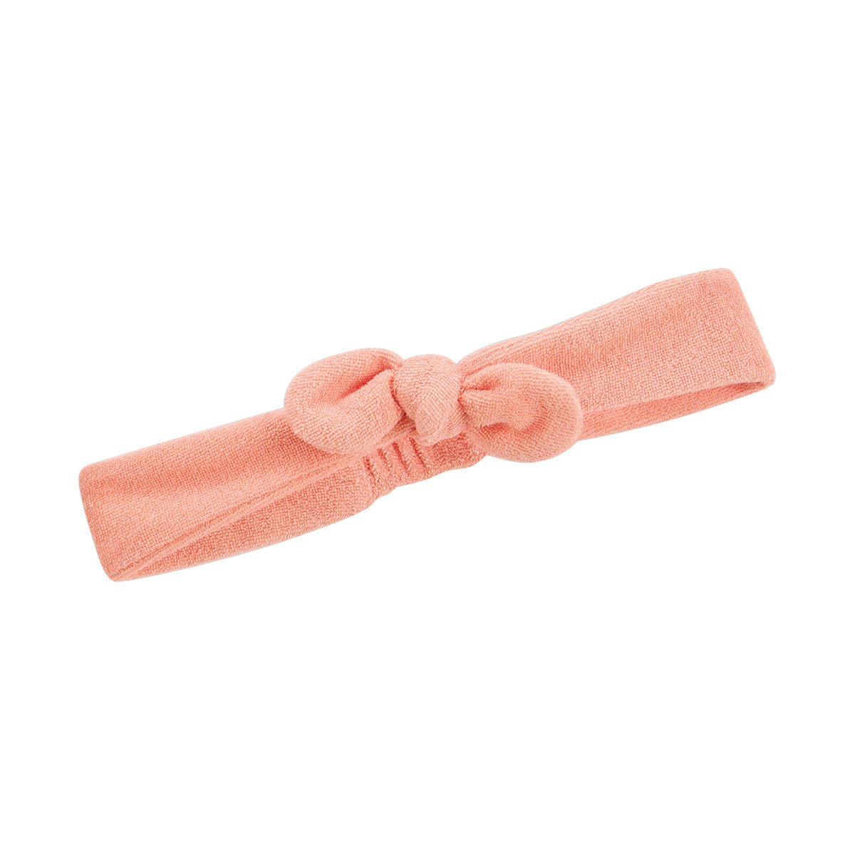 Robe enfant en éponge + headband Honfleur corail, PETIT BEGUIN