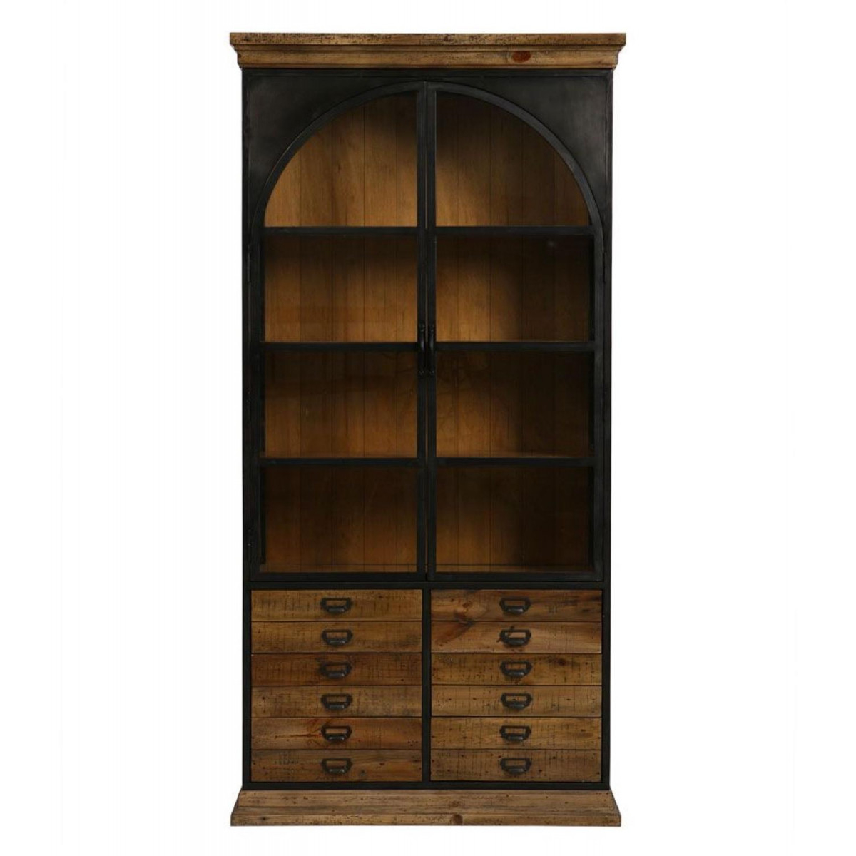 Vaisselier 2 portes - MANUFACTURE marron, INTERIOR'S