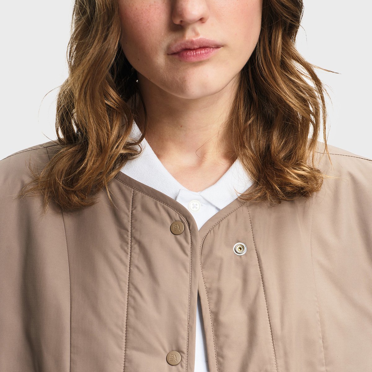 Veste matelassée REPREVE taupe, AIGLE