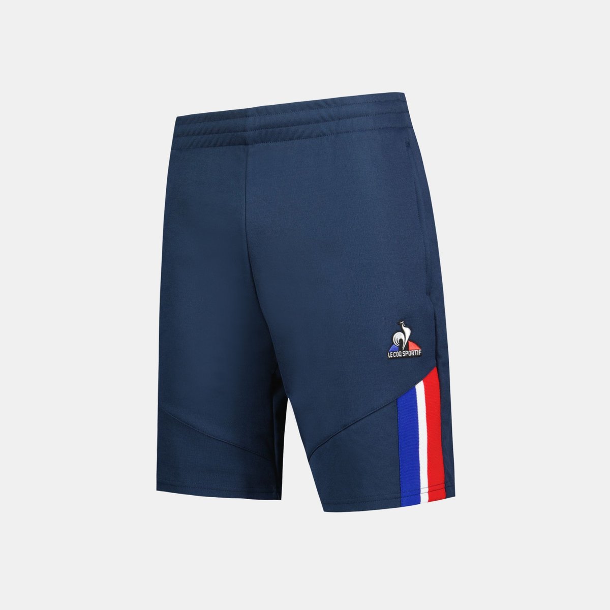 Short avec détails tricolores Teamsport dress blues, LE COQ SPORTIF