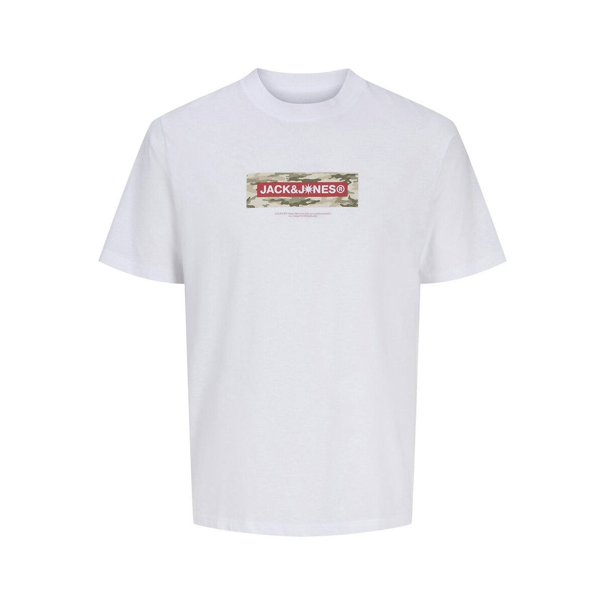 T-shirt manches courtes blanc, JACK & JONES JUNIOR