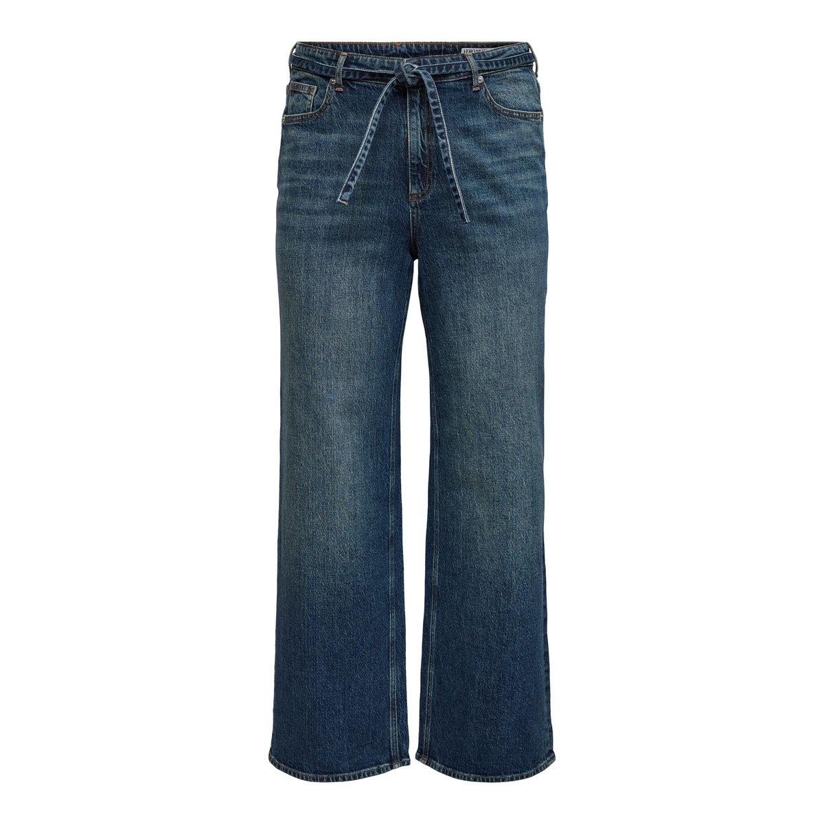 Jean À Coupe Large medium blue denim, VERO MODA