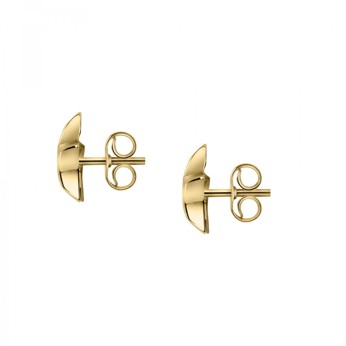Boucles d'oreilles en or jaune 750 CLASSIC or jaune, BLUESPIRIT