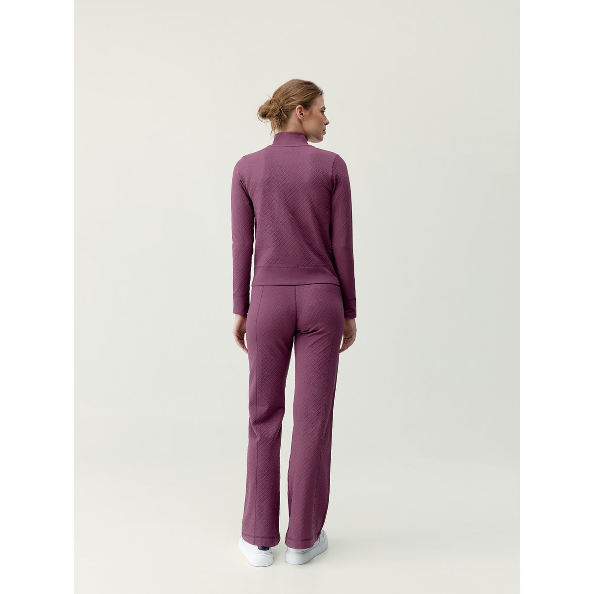 Veste de sport femme Eira effet gainant bordeaux intense, BORN