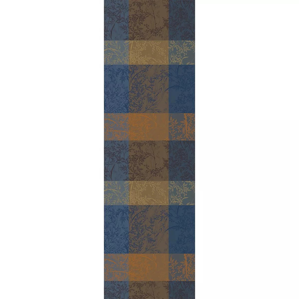 Chemin de table pur coton MILLE BRANCHAGES crepuscule, GARNIER THIEBAUT