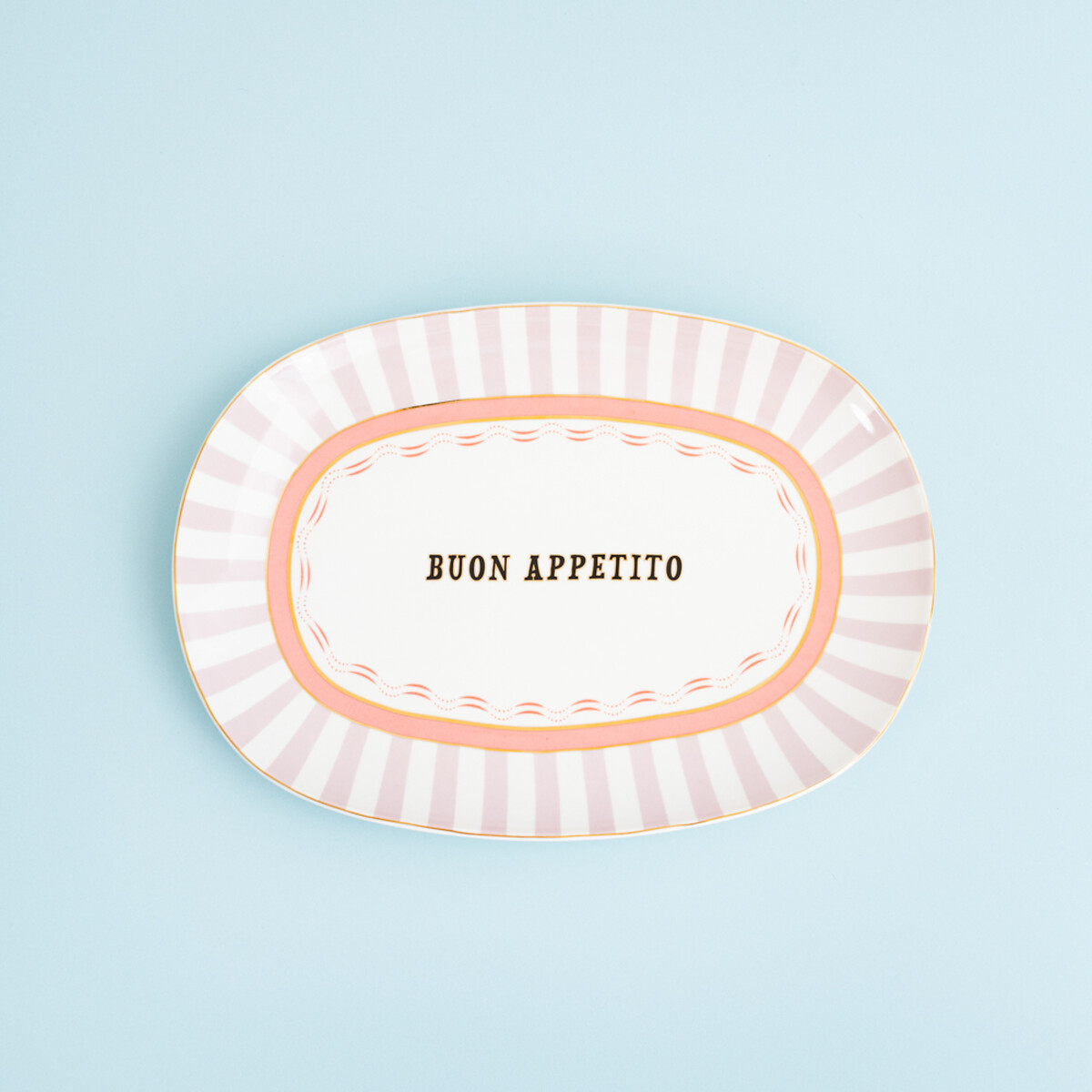 34cm Slogan Serving Platter multi-coloured, YVONNE ELLEN
