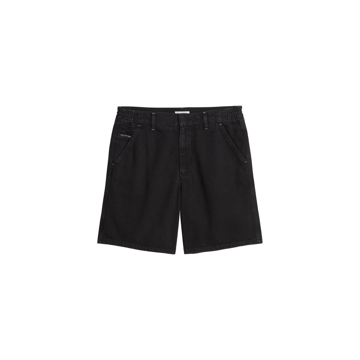 Short en jean en coton bio et lyocell noir, MARC O’POLO DENIM