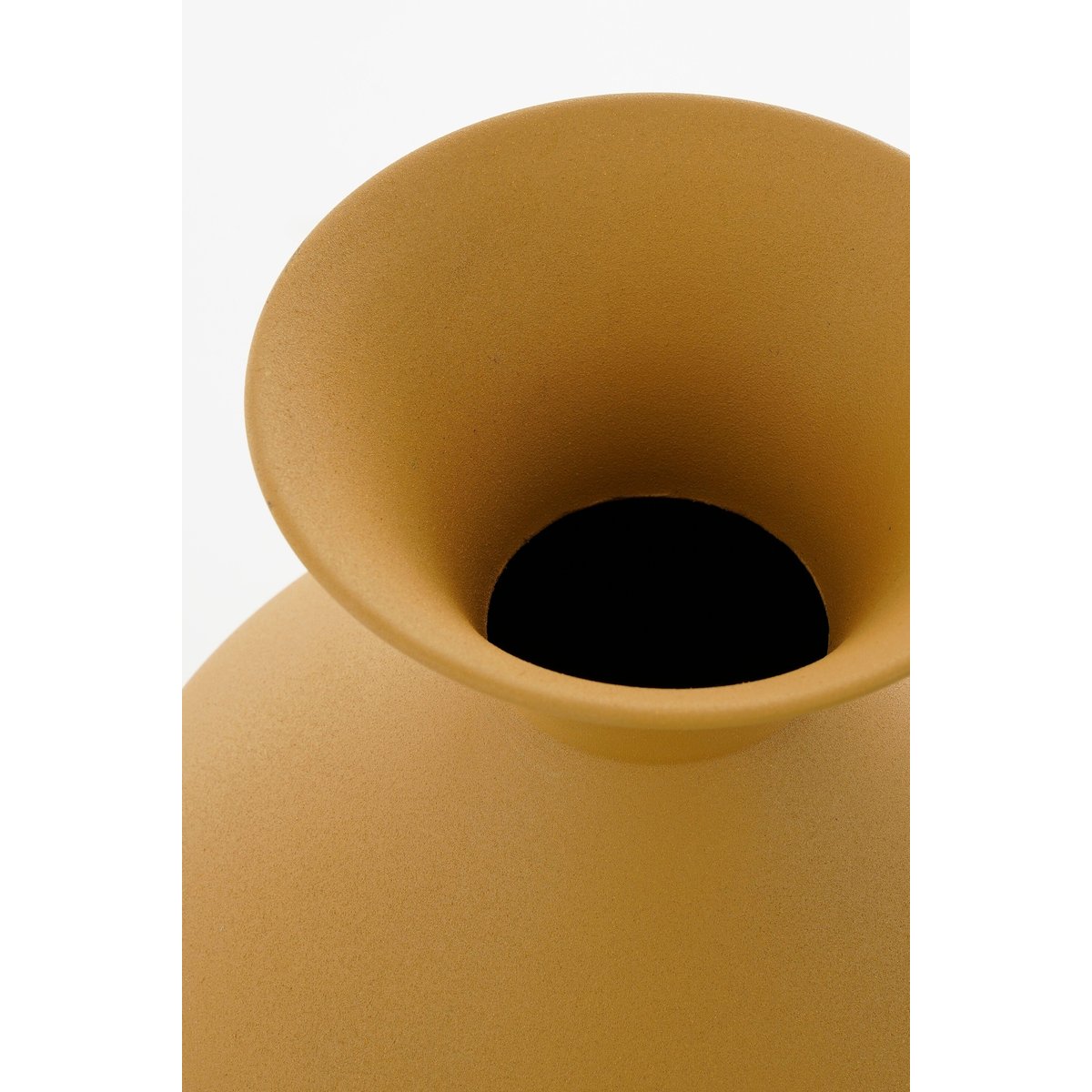 Vase texturé GYGE jaune, MICA DECORATIONS