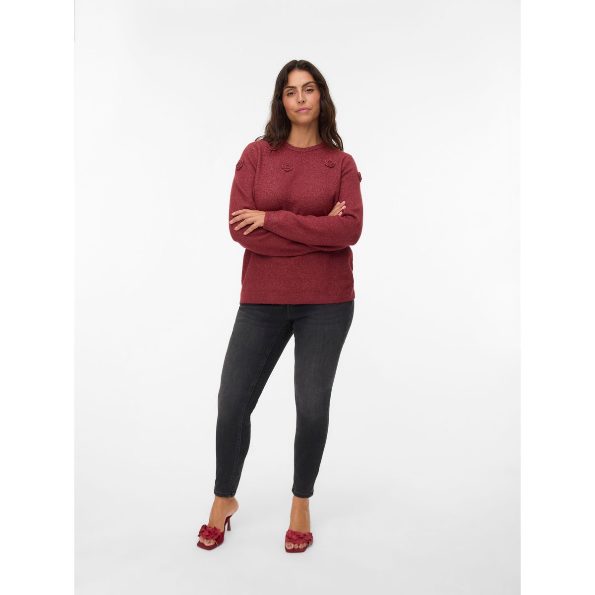 Pull En Maille syrah, VERO MODA