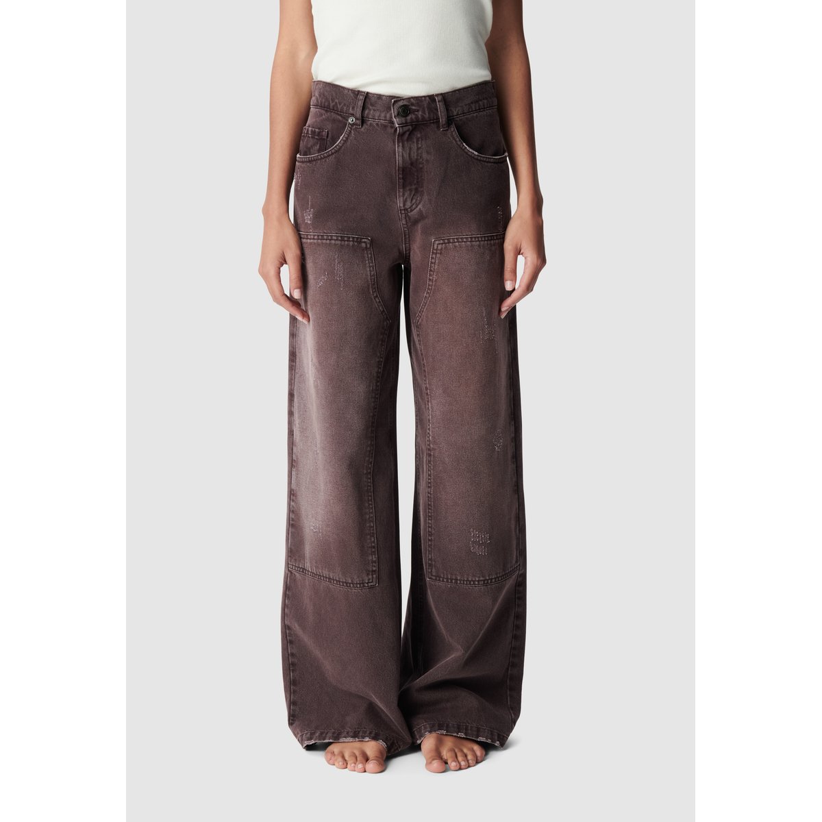 Jean Charpentier taille haute Mila dark plum, IKKS