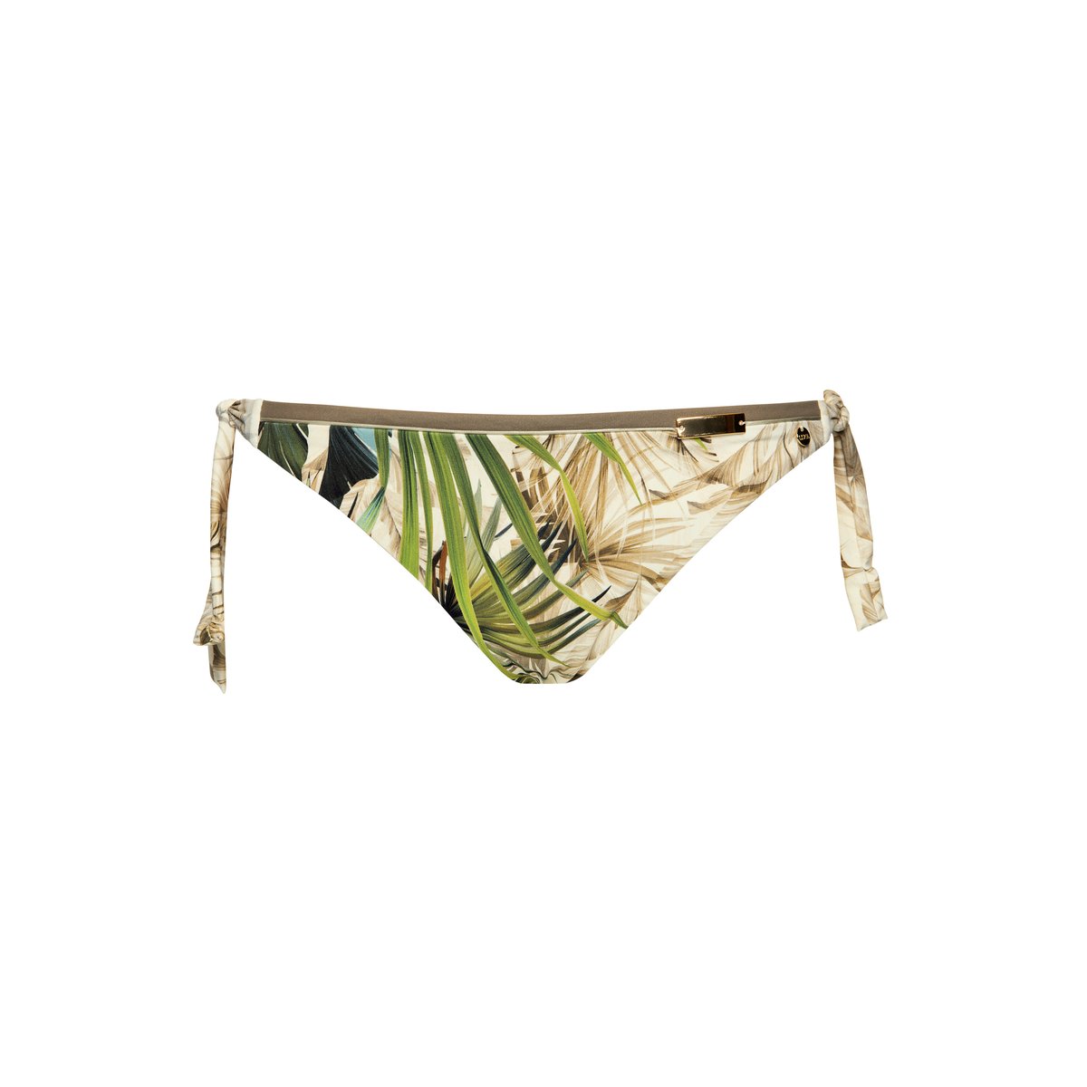 Bas maillot slip de bain à nouettes Ensenada vert, LISCA