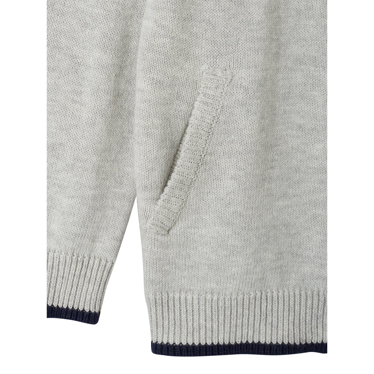 Gilet zippé style teddy gris chiné, VERTBAUDET
