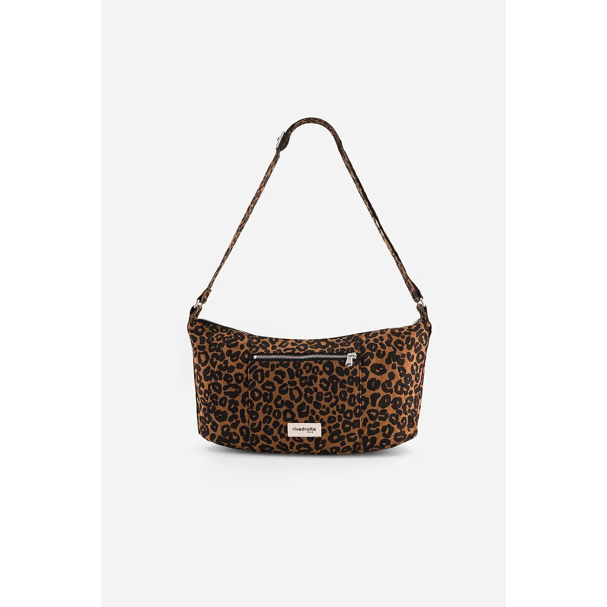 Sac crossbody en toile imprimée MINI CHARLOT léopard, RIVEDROITE