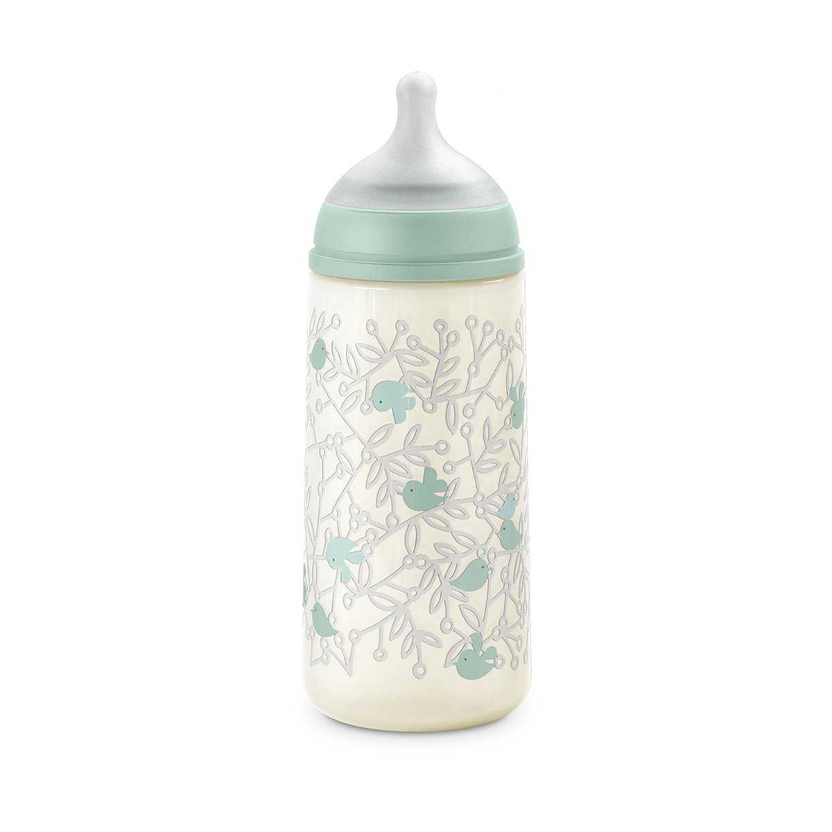 Biberon avec tétine SX Pro 360 ml débit L oisillons vert, SUAVINEX