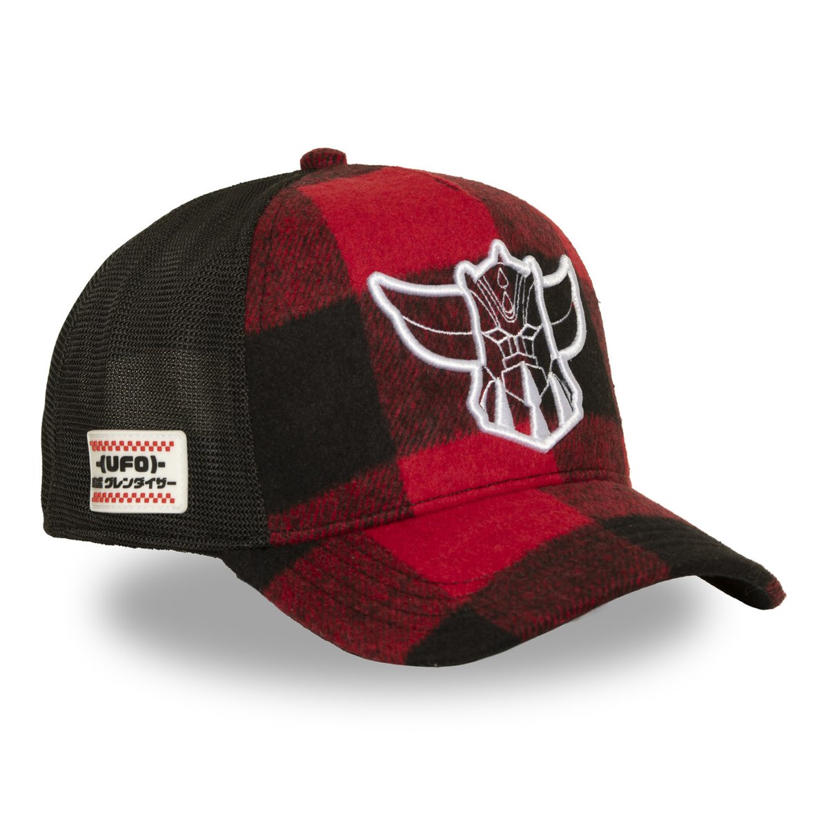 Casquette trucker Goldorak noir/rouge/blanc, CAPSLAB