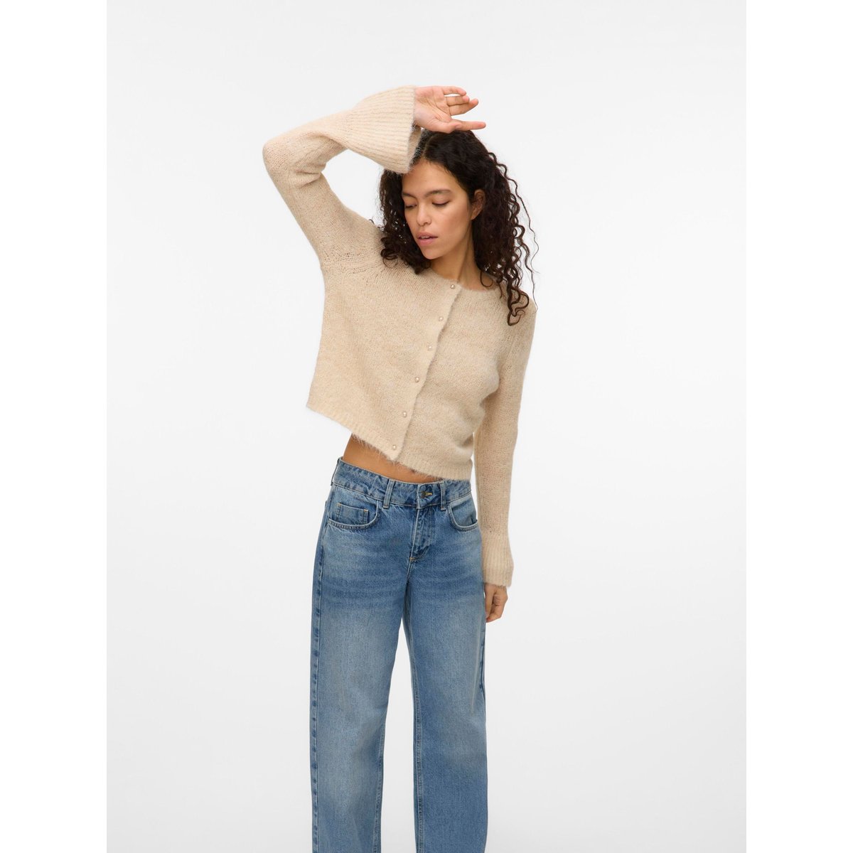 Cardigan oatmeal, VERO MODA