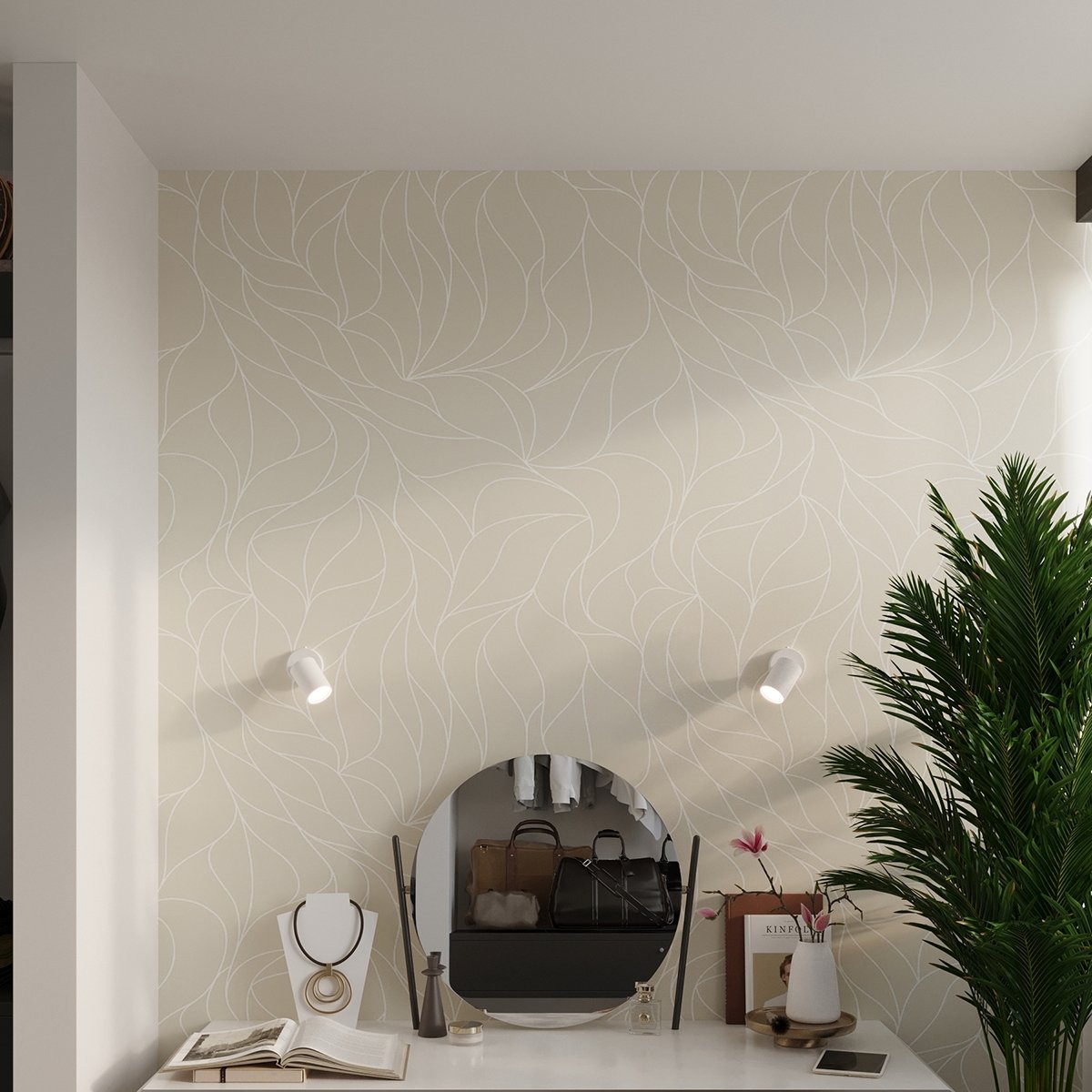 Applique Acier Blanc GU10 1 Lemmi blanc, EDEN