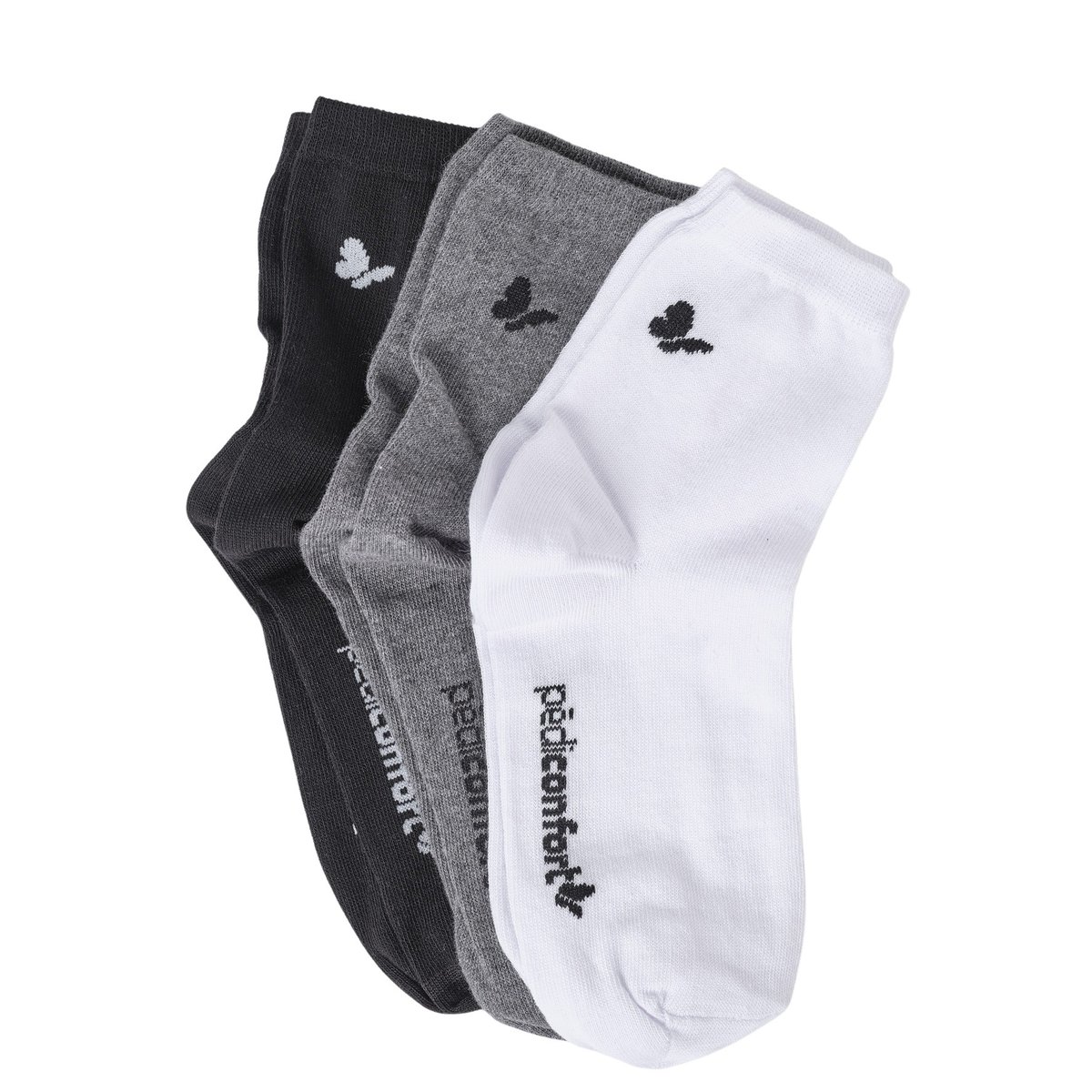 Lot de 3 paires de chaussettes courtes lot 2, PEDICONFORT